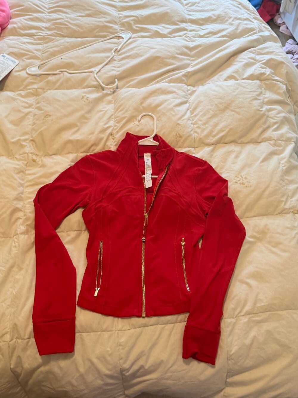 Lululemon Lunar New Year Define Cropped Jacket *Nulu Oxford Red Size 6 - Picture 5 of 9